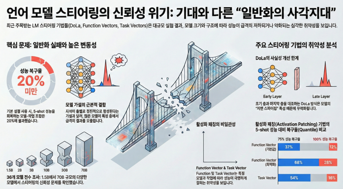 ** Steering off Course: Reliability Challenges in Steering Language Models (ACL 2025)