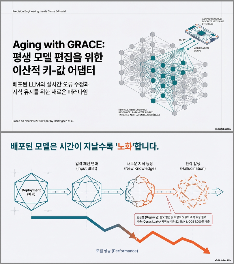 * Aging with GRACE: Lifelong Model Editing with Discrete Key-Value Adaptors (NeurIPS 2023)