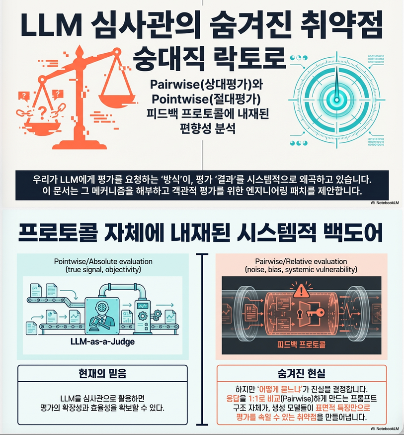 * Pairwise or Pointwise? Evaluating Feedback Protocols for Bias in LLM-Based Evaluation (COLM 2025)