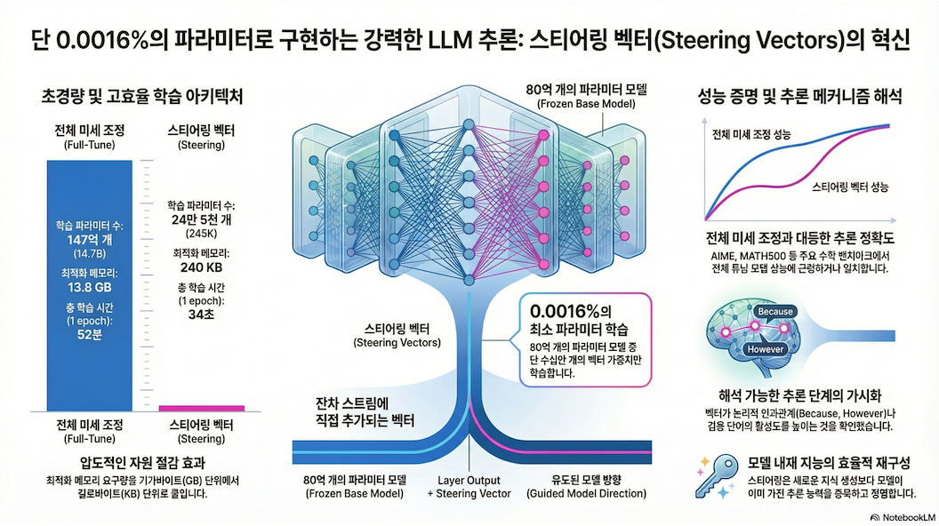 * Steering LLM Reasoning Through Bias-Only Adaptation (ArXiv 2025)